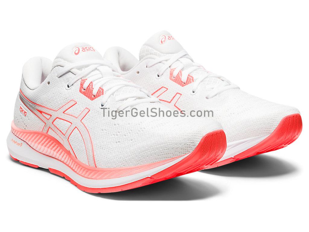 Asics EvoRide TOKYO White/Sunrise Red 1012A947-100 Womens Running Shoes