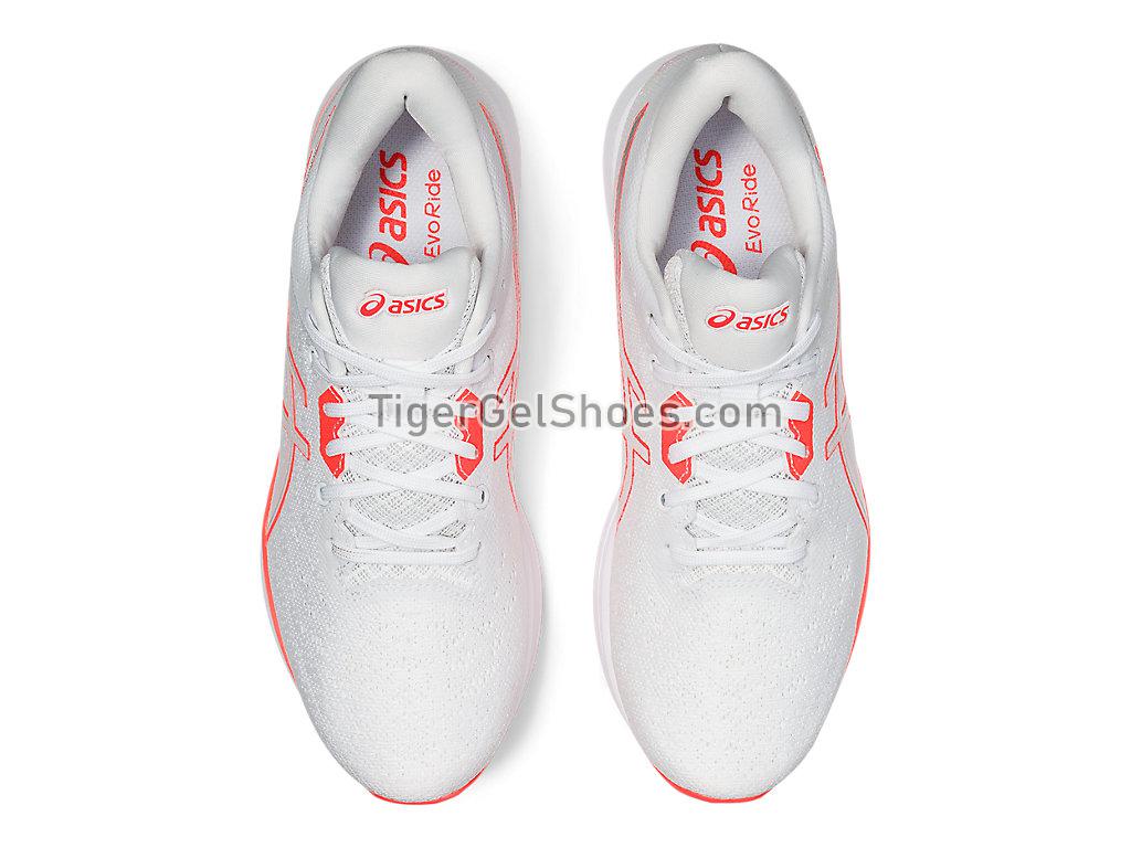 Asics EvoRide TOKYO White/Sunrise Red 1012A947-100 Womens Running Shoes