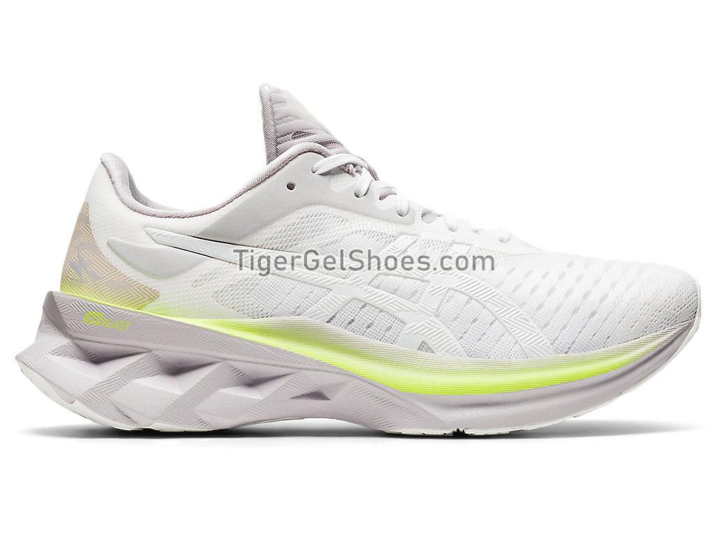 Asics NOVABLAST White/Haze 1012A584-100 Womens Running Shoes