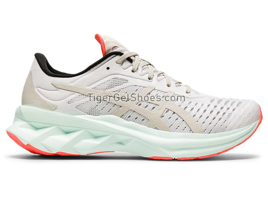Asics NOVABLAST SPS White/Smoke Grey 1022A378-100 GEL Womens Shoes