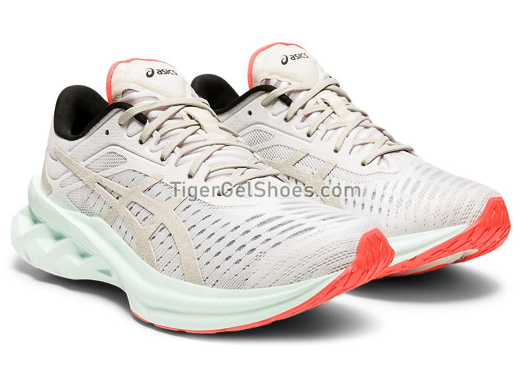 Asics NOVABLAST SPS White/Smoke Grey 1022A378-100 GEL Womens Shoes