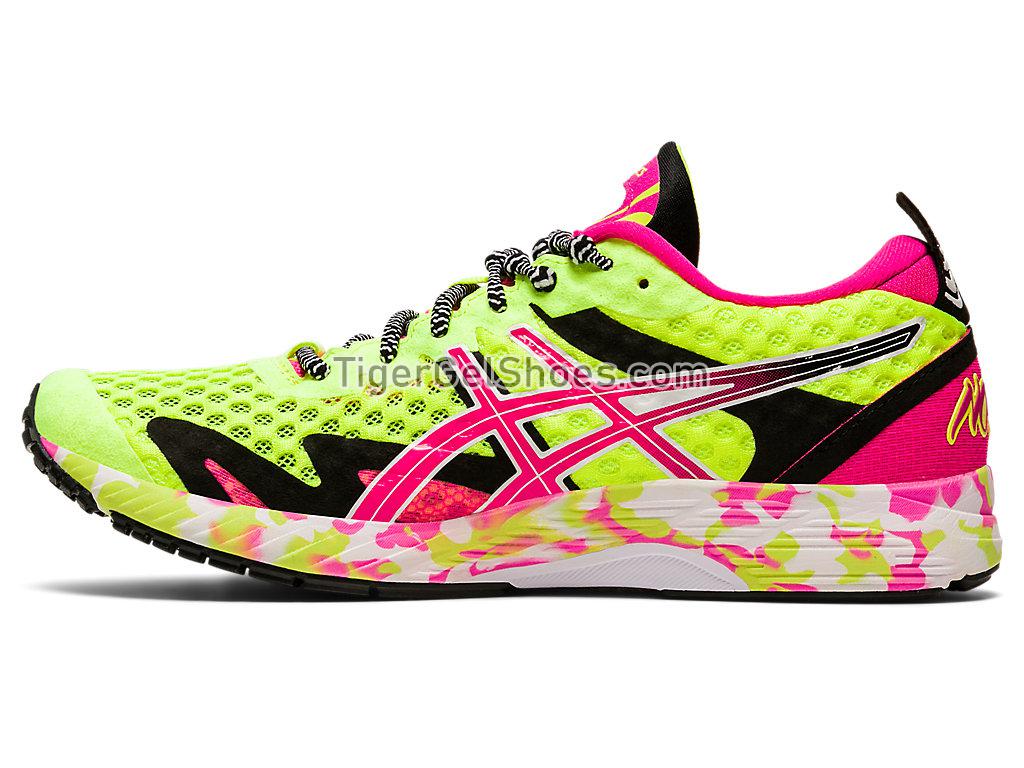 Asics GEL-NOOSA TRI 12 Safety Yellow/Pink Glo 1012A578-751 Womens Running Shoes