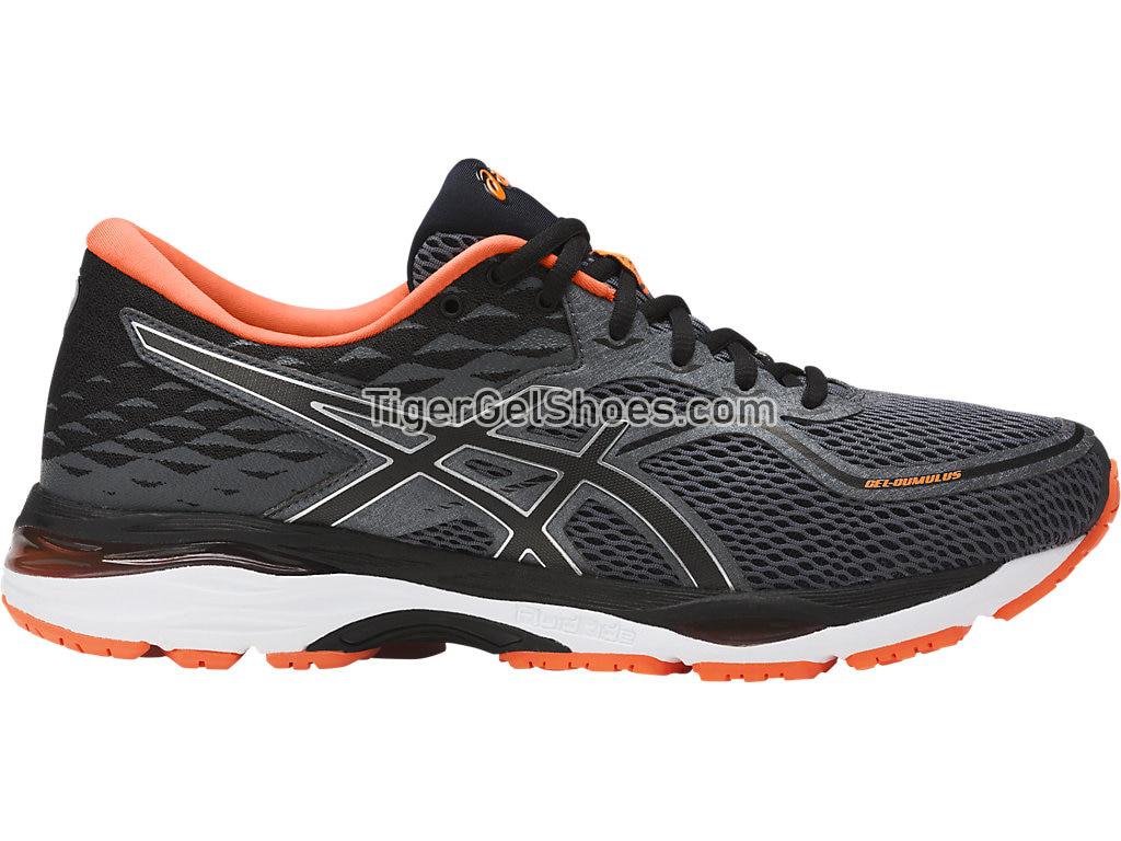 Asics GEL-Cumulus 19 Carbon/Black/Hot Orange T7B3N-9790 Mens Running Shoes