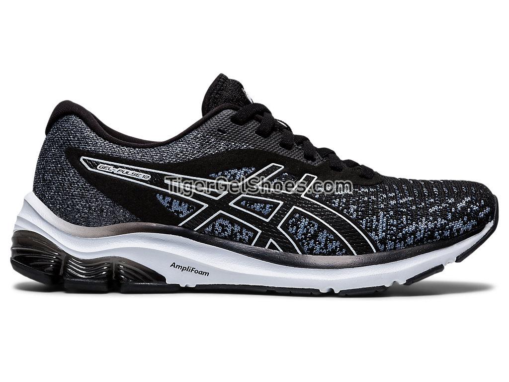Asics GEL-PULSE 12 Knit Black/Black 1012A870-001 Womens Running Shoes Asics GEL-PULSE 12 Knit Black/Black 1012A870-001 Womens Running Shoes