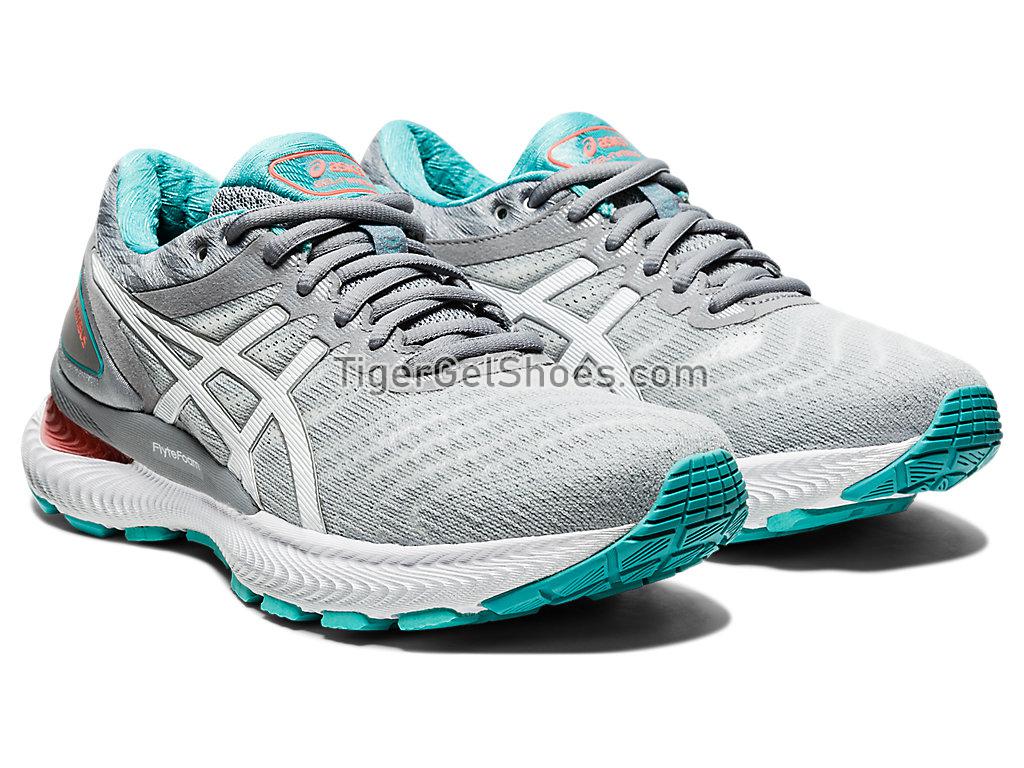 Asics GEL-Nimbus 22 (D) Sheet Rock/White 1012A586-020 Womens Running Shoes