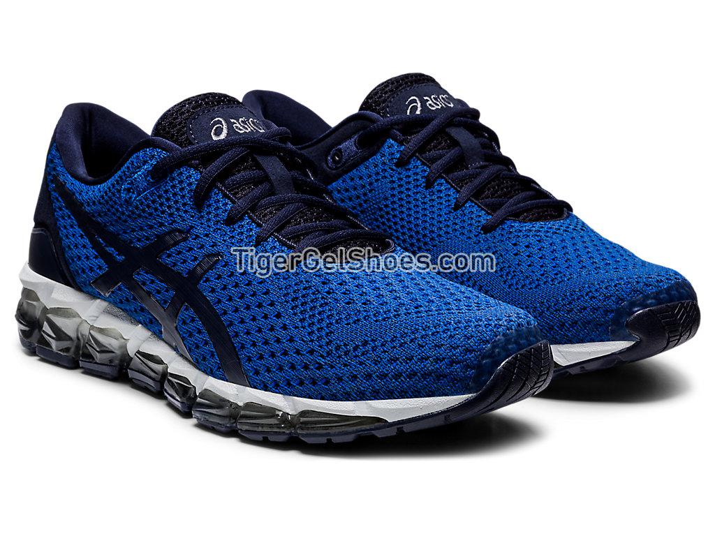 Asics GEL-QUANTUM 360 5 KNIT Tuna Blue/Midnight 1021A413-400 GEL Mens Womens Shoes