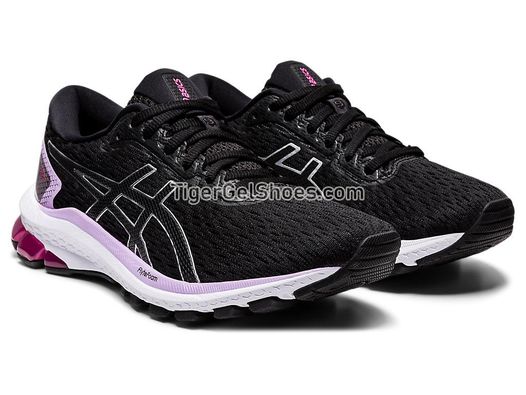 Asics GT-1000 9 Black/Pure Silver 1012A651-002 Womens Running Shoes