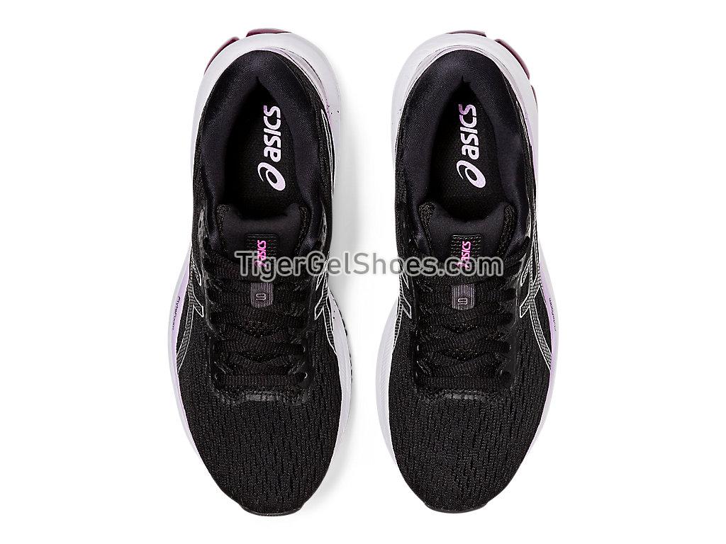 Asics GT-1000 9 Black/Pure Silver 1012A651-002 Womens Running Shoes