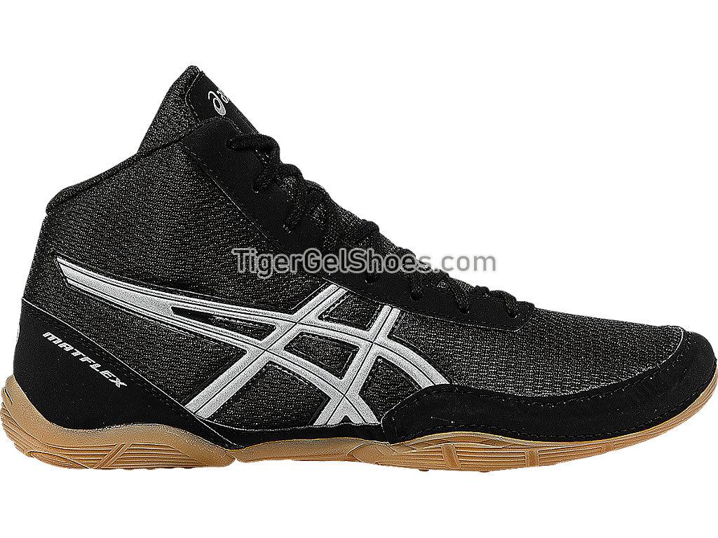 Asics Matflex 5 Black/Silver J504N-9093 Mens Wrestling Shoes