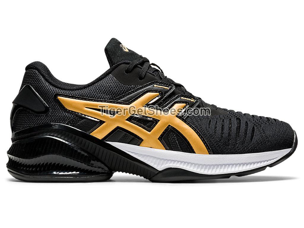 Asics GEL-QUANTUM INFINITY JIN Black/Pure Gold 1022A162-002 GEL Womens Shoes
