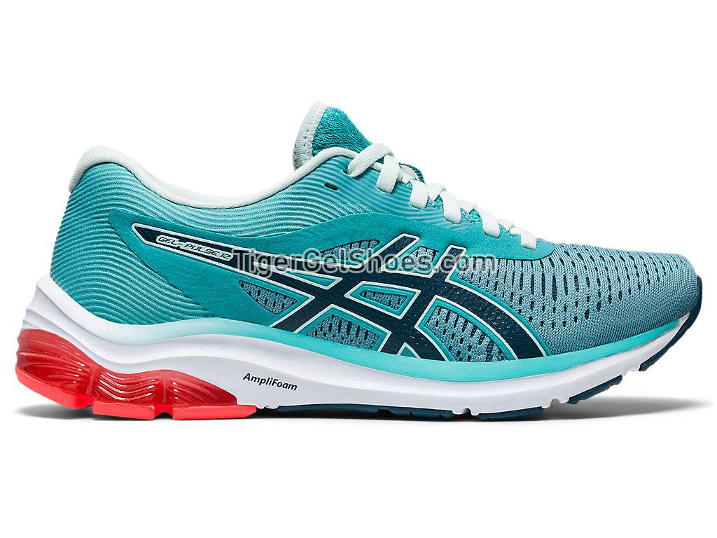 Asics GEL-PULSE 12 Techno Cyan/Magnetic Blue 1012A724-300 Womens Running Shoes