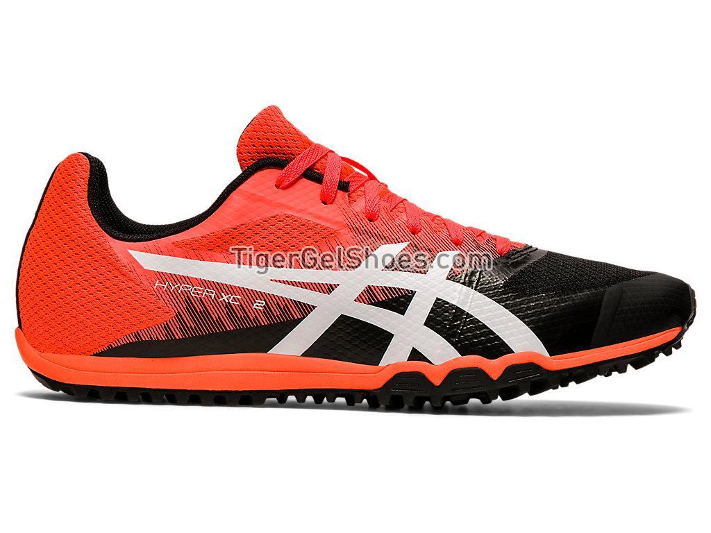 Asics HYPER XC 2 Flash Coral/White 1093A080-710 Mens Track and Field Shoes