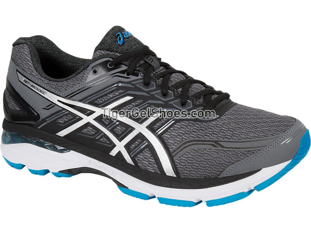 Asics GT-2000 5 Carbon/Silver/Island Blue T707N-9793 Mens Running Shoes