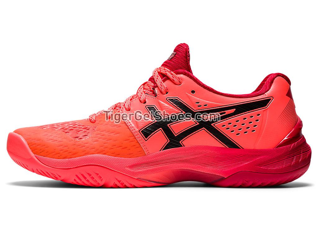 Asics SKY ELITE FF TOKYO Sunrise Red/Eclipse Black 1052A047-701 Womens Volleyball Shoes