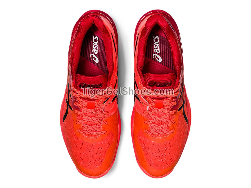 Asics SKY ELITE FF TOKYO Sunrise Red/Eclipse Black 1052A047-701 Womens Volleyball Shoes