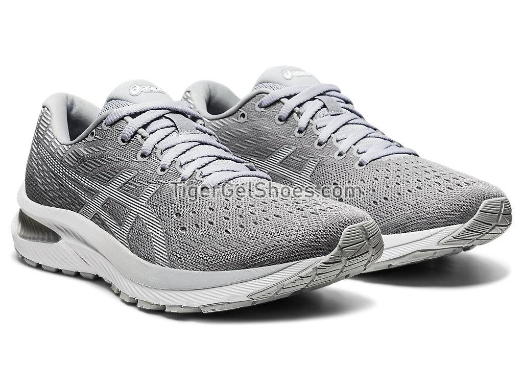 Asics GEL-CUMULUS 22 Piedmont Grey/White 1012A741-021 Womens Running Shoes