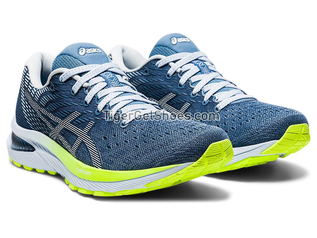 Asics GEL-CUMULUS 22 Grey Floss/White 1012A741-400 Womens Running Shoes