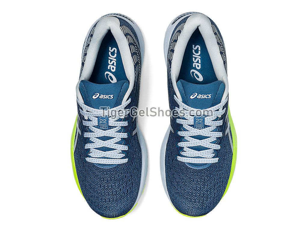 Asics GEL-CUMULUS 22 Grey Floss/White 1012A741-400 Womens Running Shoes