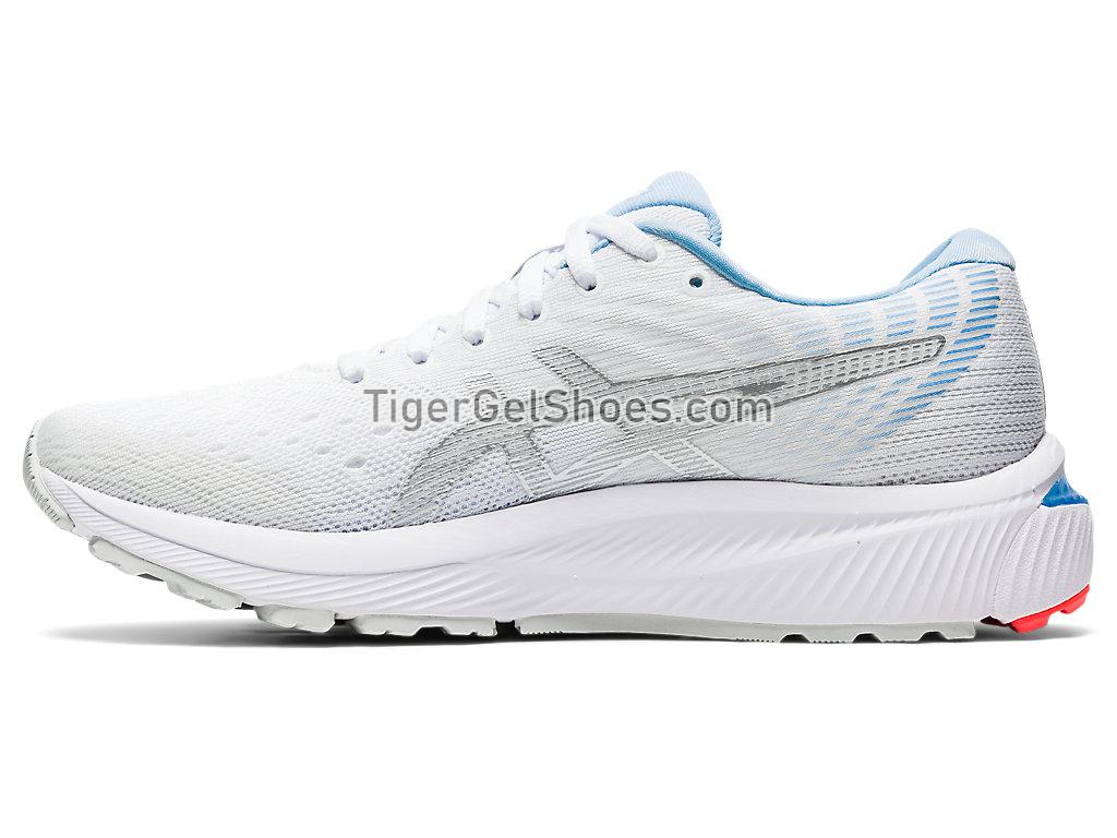 Asics GEL-CUMULUS 22 White/Pure Silver 1012A741-100 Womens Running Shoes