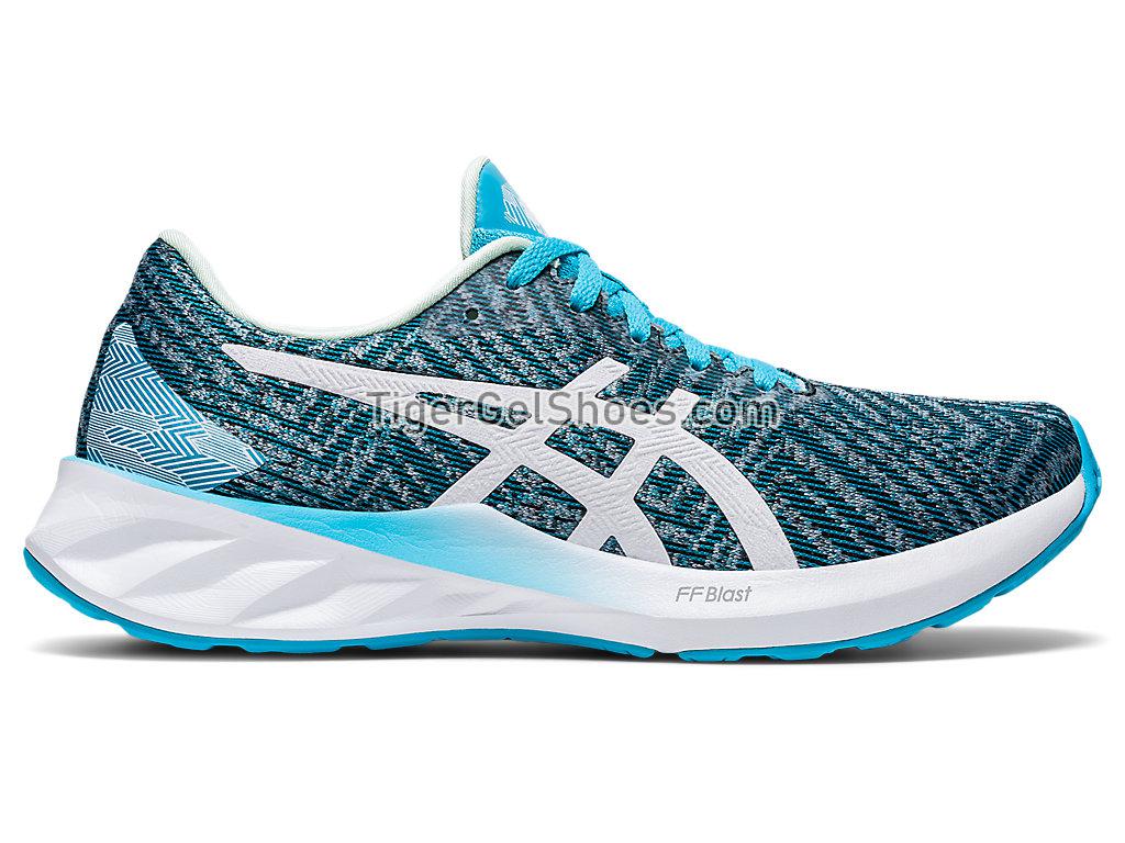 Asics ROADBLAST Aquarium/White 1012A700-400 Womens Running Shoes