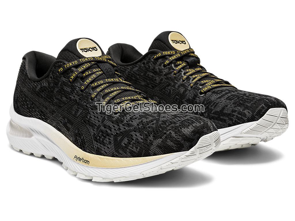 Asics GEL-CUMULUS 22 Black/Graphite Grey 1012A935-001 Womens Running Shoes