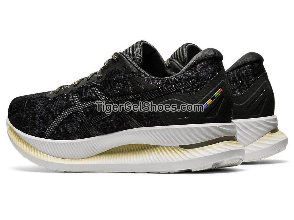 Asics GLIDERIDE Black/Graphite Grey 1012A930-001 Womens Running Shoes