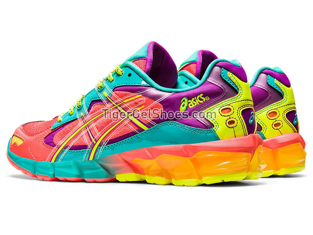 Asics GEL-KAYANO V KZN Flash Coral/Safety Yellow 1022A377-700 GEL Womens Shoes