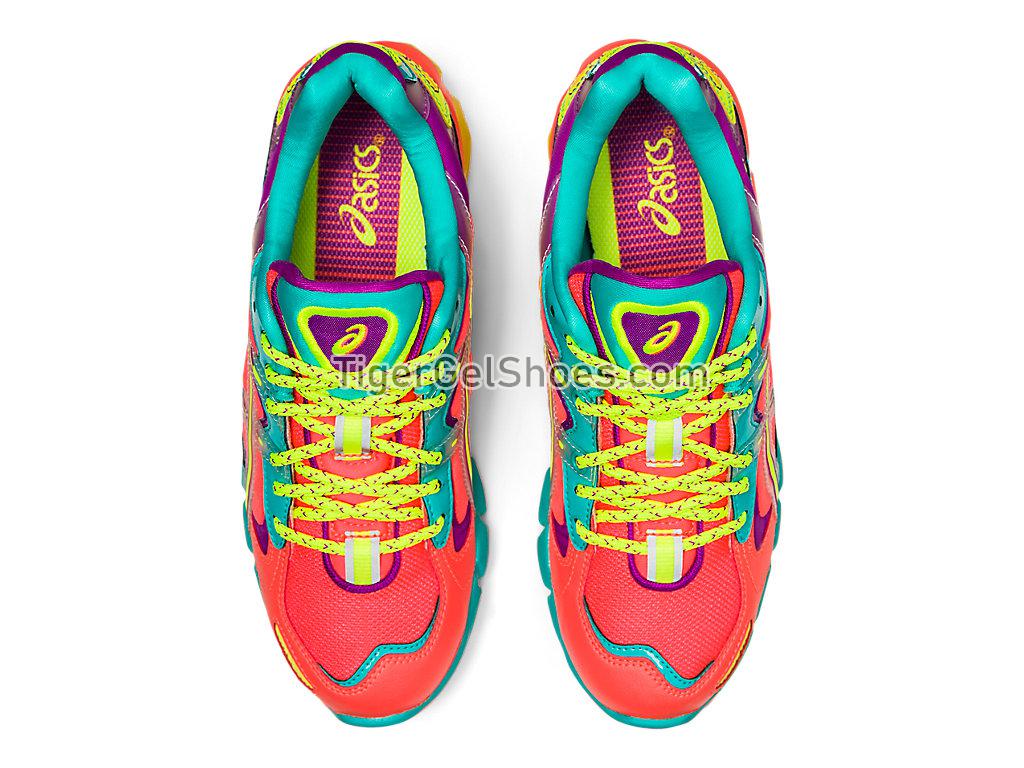 Asics GEL-KAYANO V KZN Flash Coral/Safety Yellow 1022A377-700 GEL Womens Shoes