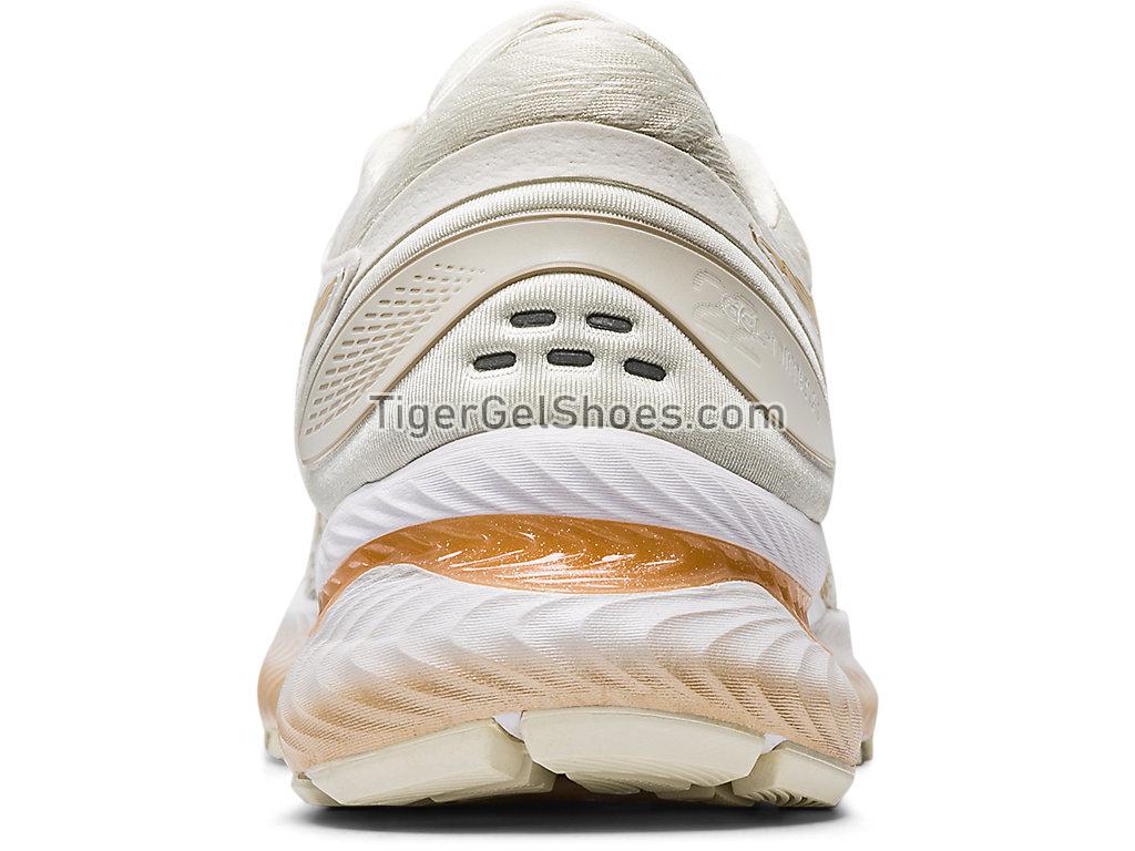 Asics GEL-Nimbus 22 Knit Birch/Champagne 1012A678-201 Womens Running Shoes