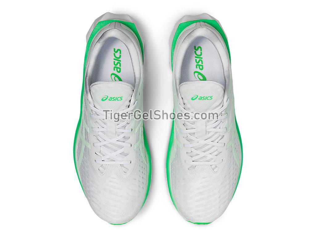 Asics NOVABLAST White/Mint Tint 1012A661-100 Womens Running Shoes