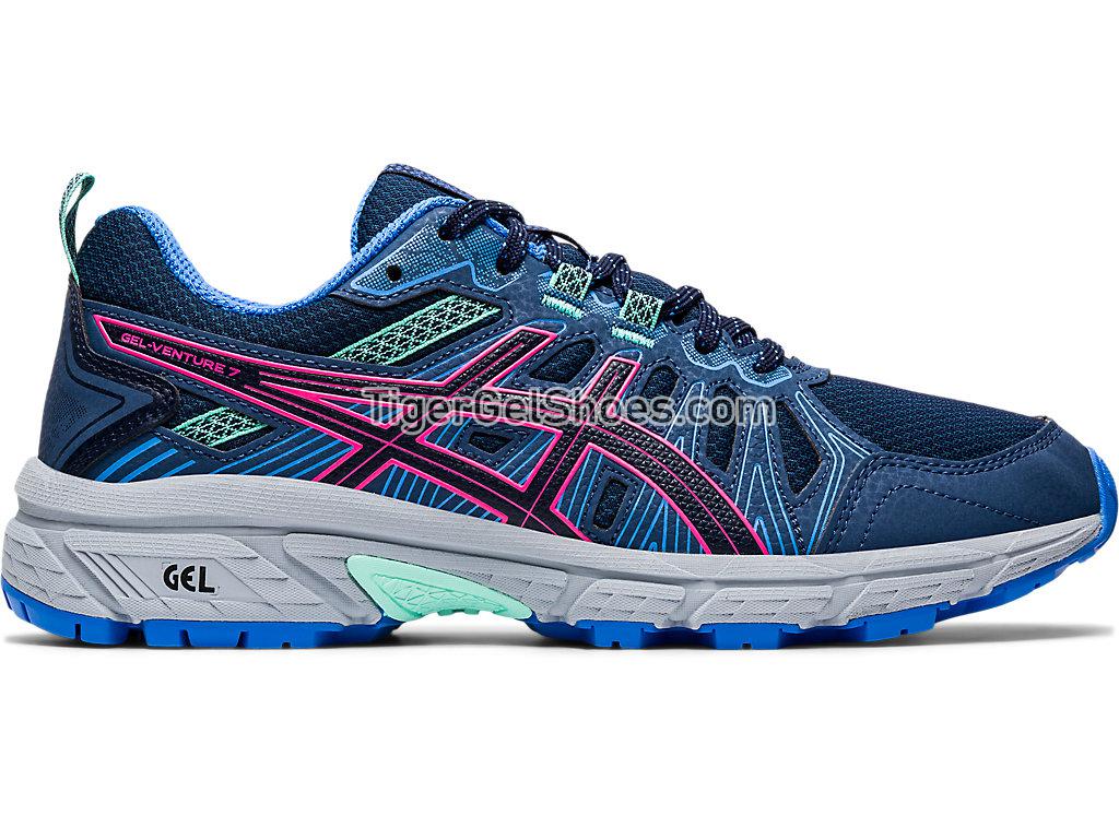 Asics GEL-VENTURE 7 Peacoat/Hot Pink 1012A476-401 Womens Running Shoes