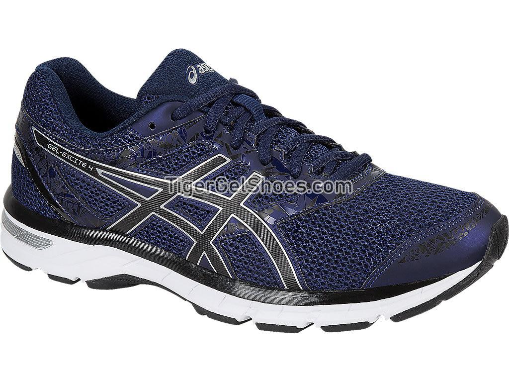 Asics GEL-Excite 4 Indigo Blue/Black/Silver T6E3N-4990 Mens Running Shoes