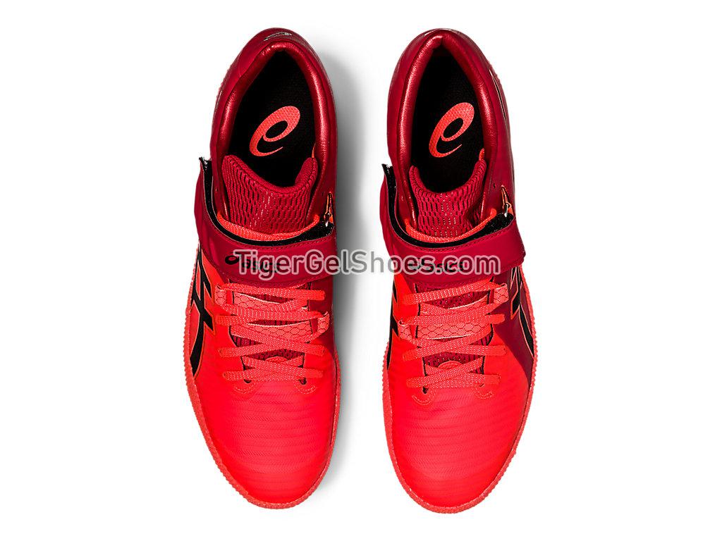Asics HI JUMP PRO 2 (R) Sunrise Red/Black 1093A044-701 Mens Track and Field Shoes