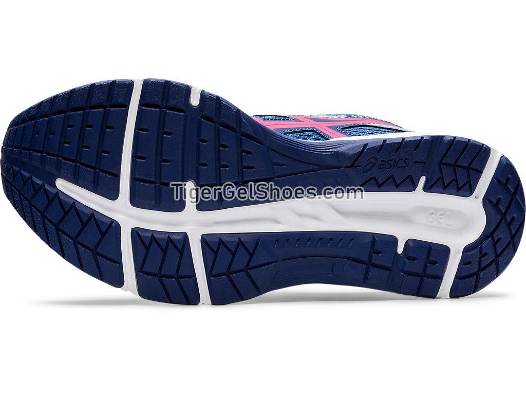 Asics GEL-CONTEND 6 Grand Shark/Pink Glo 1012A570-400 Womens Running Shoes