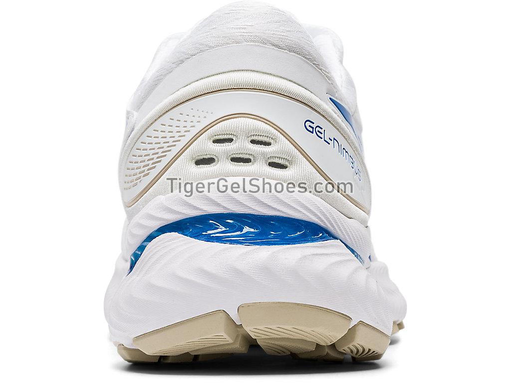 Asics GEL-Nimbus 22 Retro Tokyo White/Electric Blue 1012A665-100 Womens Running Shoes
