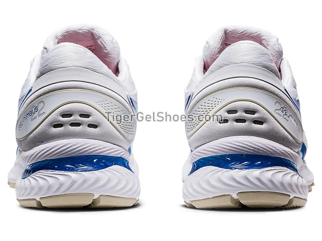 Asics GEL-Nimbus 22 Retro Tokyo White/Electric Blue 1012A665-100 Womens Running Shoes