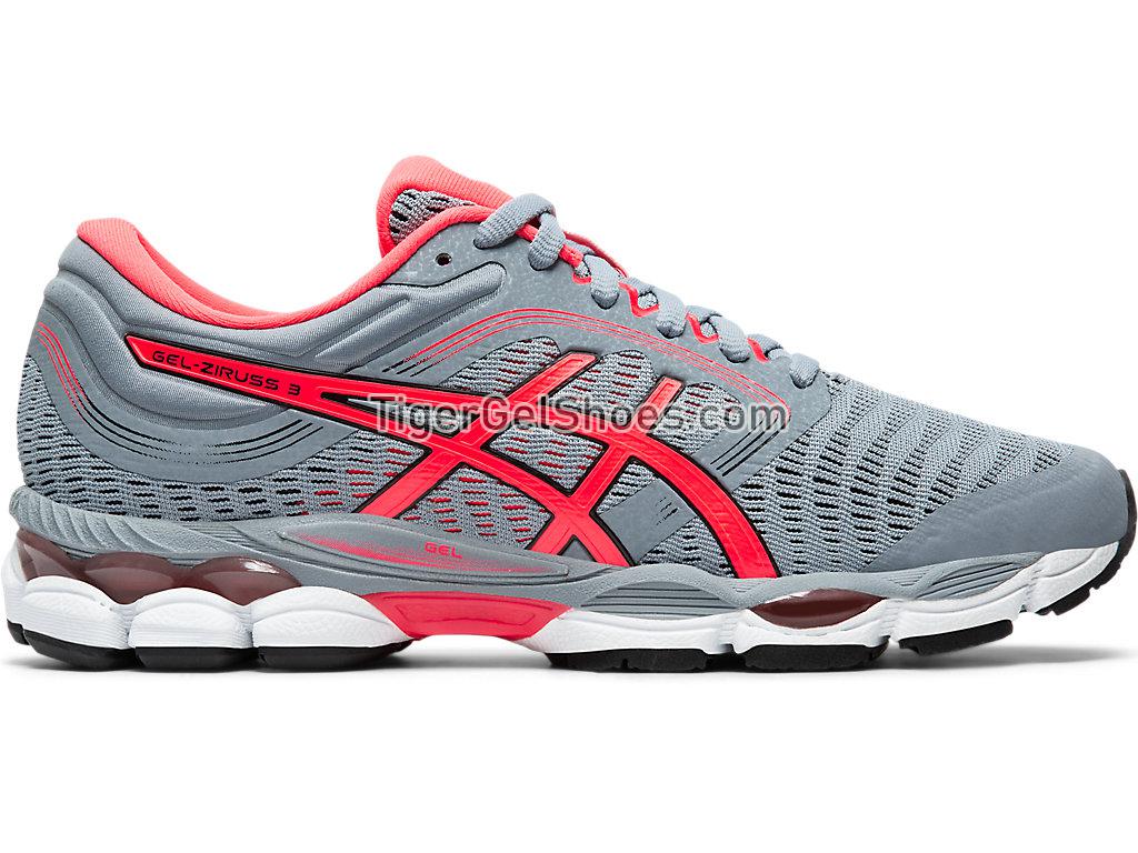 Asics GEL-ZIRUSS 3 Sheet Rock/Diva Pink 1012A466-021 Womens Running Shoes