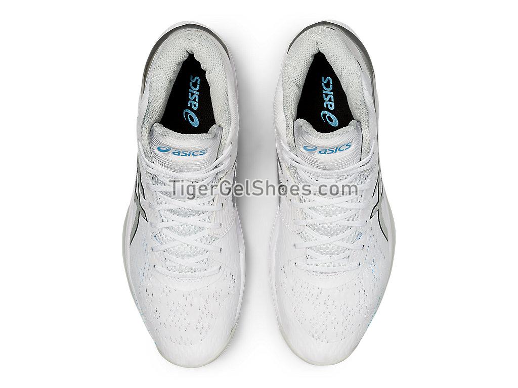 Asics SKY ELITE FF MT White/Pure Silver 1052A023-102 Womens Volleyball Shoes