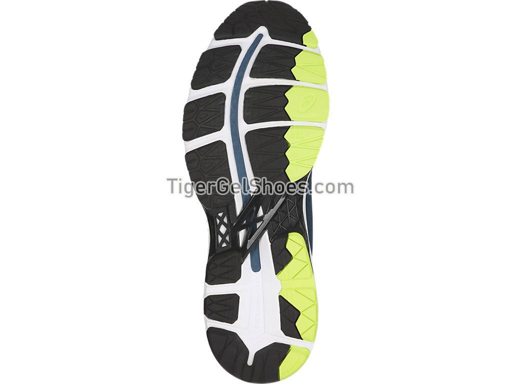 Asics GEL-Kayano 24 Ink Blue/Black/Safety Yellow T749N-4590 Mens Running Shoes
