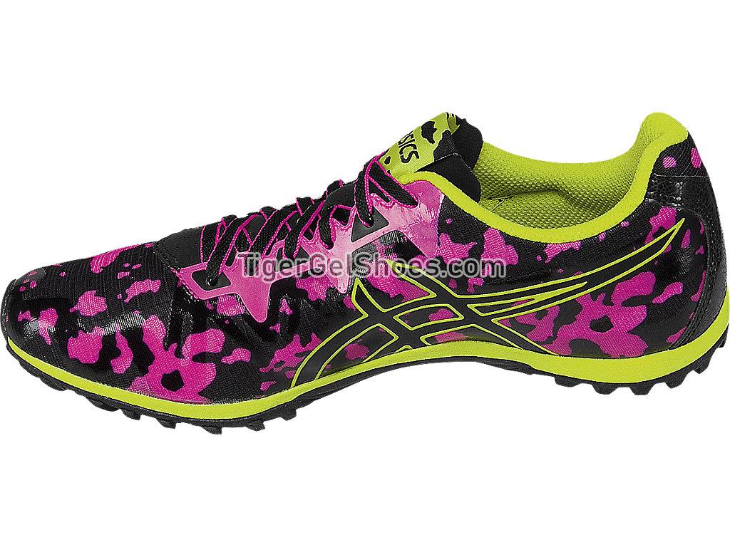 Asics Cross Freak 2 Hot Pink/Black/Neon Lime G558Y-2090 Womens Track and Field Shoes