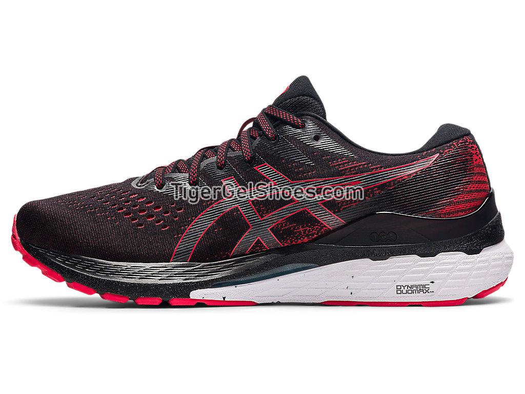 Asics GEL-KAYANO 28  (2E) Black/Electric Red 1011B188-002 Mens Running Shoes