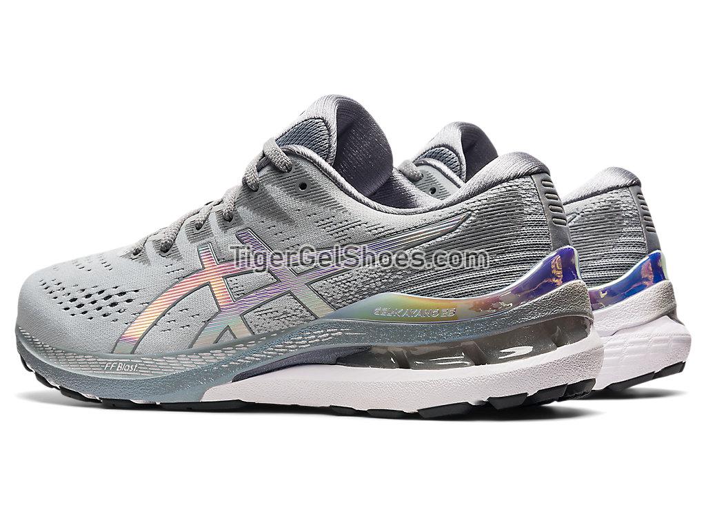 Asics GEL-KAYANO 28 PLATINUM Piedmont Grey/White 1011B291-020 Mens Running Shoes