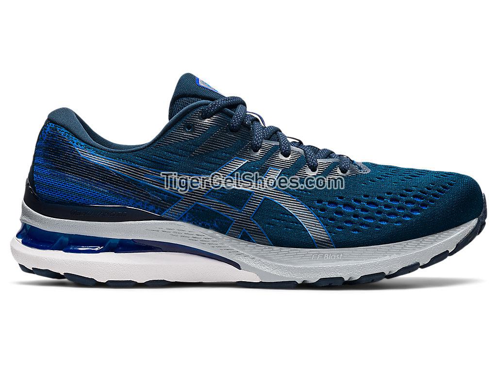 Asics GEL-KAYANO 28 French Blue/Electric Blue 1011B189-400 Mens Running Shoes