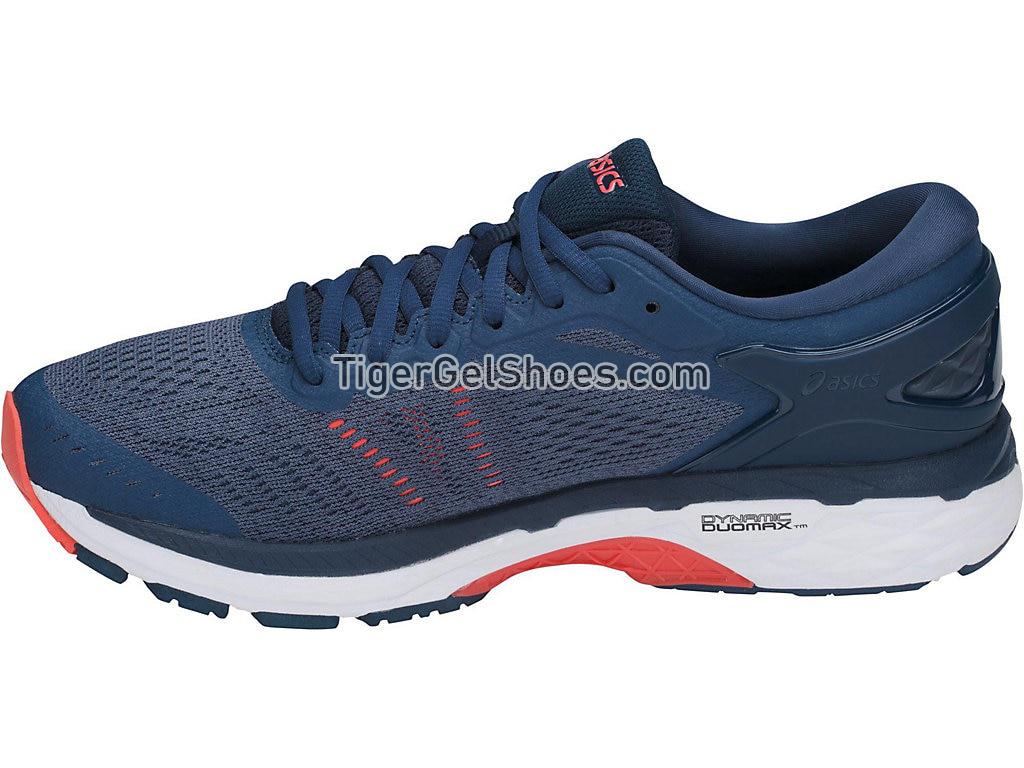 Asics GEL-Kayano 24 Smoke Blue/Smoke Blue/Dark Blue T749N-5656 Mens Running Shoes