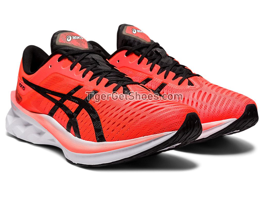 Asics NOVABLAST Sunrise Red/Black 1011B072-600 Mens Running Shoes
