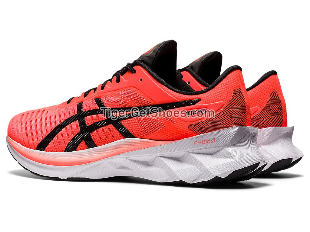 Asics NOVABLAST Sunrise Red/Black 1011B072-600 Mens Running Shoes