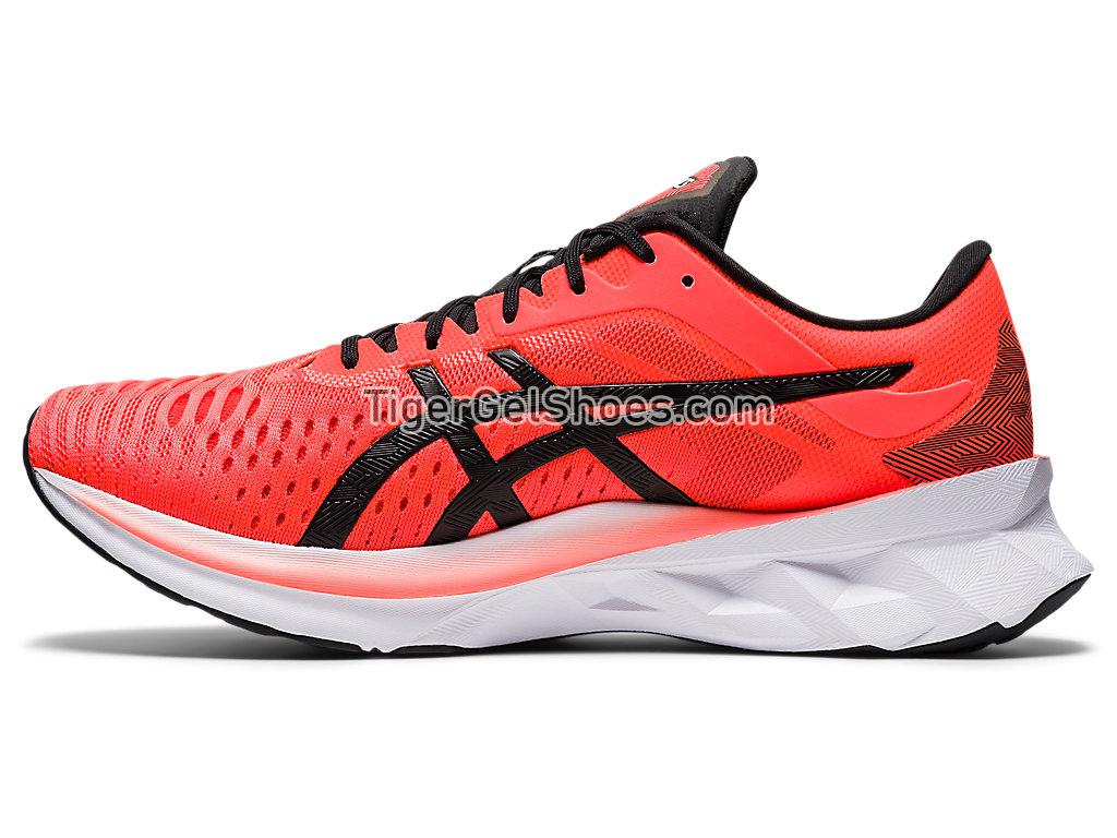 Asics NOVABLAST Sunrise Red/Black 1011B072-600 Mens Running Shoes