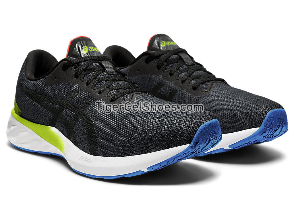 Asics ROADBLAST Black/Blue Coast 1011A818-002 Mens Running Shoes