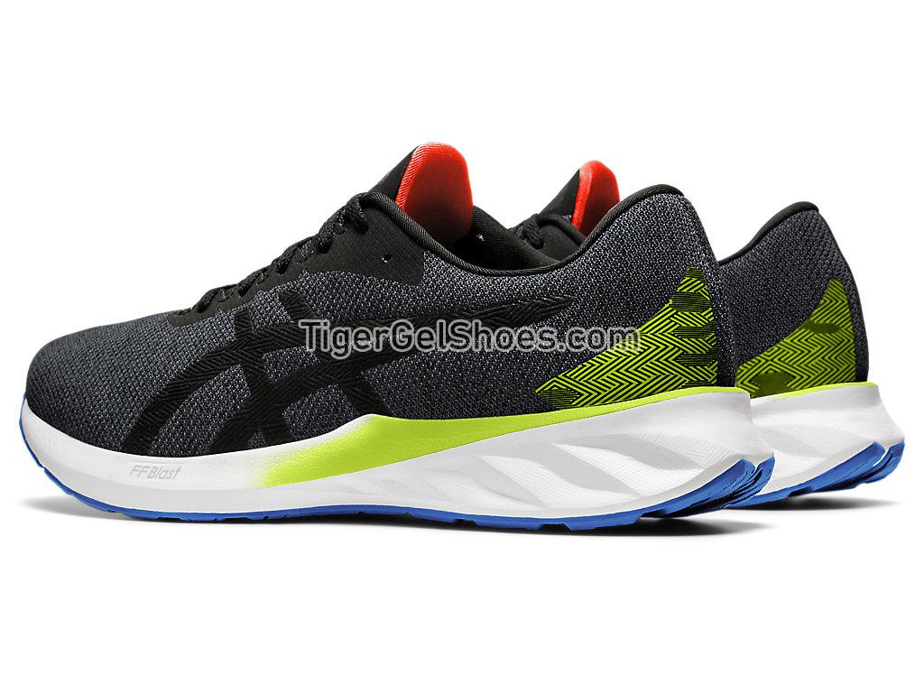 Asics ROADBLAST Black/Blue Coast 1011A818-002 Mens Running Shoes