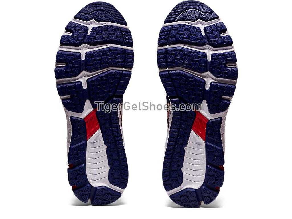 Asics GT-1000 9 White/Dive Blue 1011B108-100 Mens Running Shoes